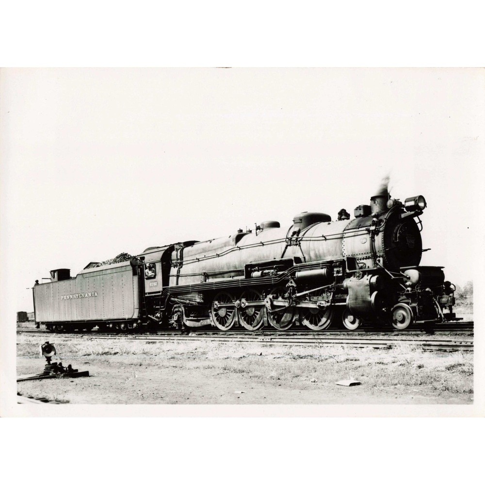 PRR Pennsylvania Railroad 6782 4-8-2 Steam Locomotive Photo E St Louis IL 1938